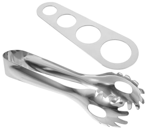 Cabilock Pinzas Para Pasta De Acero Inoxidable Utensilios Para Servir Espaguetis Pinzas Multifuncionales Para Pasta Herramienta Para Porciones De Comidas Uso Cocina