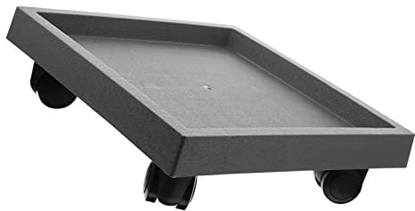 Yardwe roulettes Pivotantes pour Chariot À Plantes Robuste