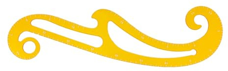 KiBcsLic Creative Curve Ruler for Art and Design, Style B
