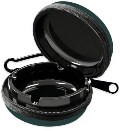 FEMONGY Cenicero portatil, Cenicero portatil bolsillo