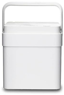 Midea Cube 50 Pint Dehumidifier for Basement and Rooms at Home for up to 4,500 Sq. Ft., Smart Control, Compatible with Alexa (White), Drain Hose Included