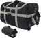 campMax 85L Faltbare Reisetasche mit Rollen, Klappbare Große Trolley Sporttasche mit Rollen für Reise Camping Ausrüstung,Schwarz und Grau