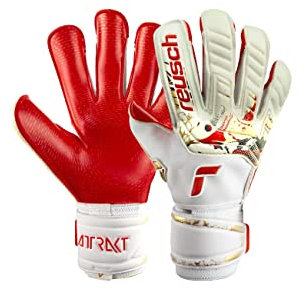 Reusch Torwarthandschuhe Attrakt Gold X GluePrint mit hervorragendem Grip und Außennaht Schnitt