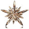Broche étoile en strass pour femmes et filles - Cristal brillant CZ flocon de neige - Broche de corsage - Épingles à revers - Boucle d'écharpe, châle, clip pour pull, cardigan, bouquet, badge, Métal,