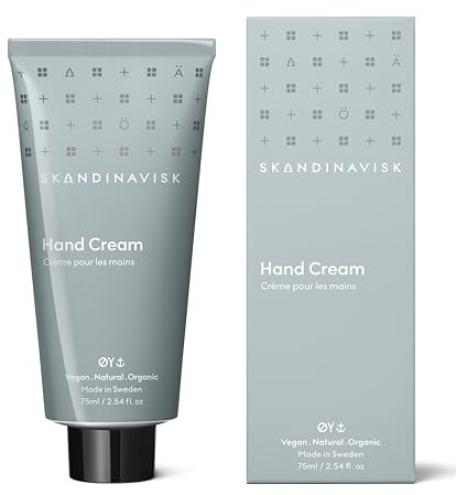 Skandinavisk ØY ‘Island’ Hand Cream, Scent Notes: Crabapple and Dog Rose, Water Mosses and Green Leaves. Vegan Forumla, 75 ml