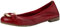 MARCO TOZZI Damen Ballerinas aus Leder mit Zierschnalle, Rot (Red), 39 EU