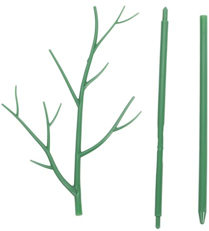 BAZEITFLOW Support Plante Grimpante Tuteur Jardin PP Échafaudage de Climbing pour Balcon et Pot Cadre Stable Forme de Fourche pour Plantes Rosiers Vignes et Fleurs