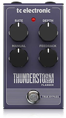 TC Electronic THUNDERSTORM FLANGER Pedale Flanger stile vintage con circuito Bucket-Brigade completamente analogico
