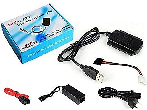 DOBO Adattatore Ide/Sata Convertitore con Alimentatore Hard Disk USB Gestione PC 2,5