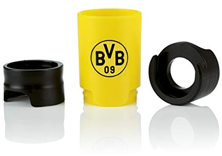 Taste Hero Flaschenaufsatz für Bier BVB Borussia Dortmund Edition 1er Set | Macht Jede Bierflasche zum Zapfhahn | Für Glas- und PET-Flaschen, spülmaschinengeeignet