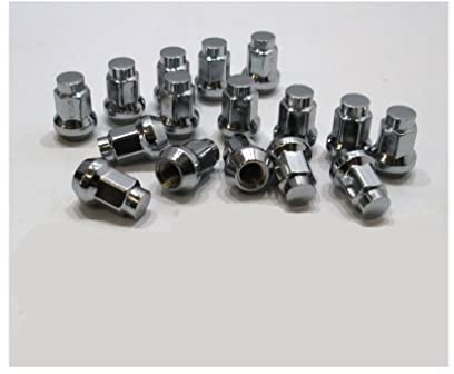 1 uppsättning WN-13271 förkromade hjulmuttrar M10 x 1,25 silver för Quad ATV hjulmutter