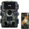 LMHOME Wildkamera mit Bewegungsmelder Nachtsicht - 4K 60MP Wildtierkamera WLAN mit 32GB SD Karte Handyübertragung App,0,2s Jagdkamera,950nm No Glow Infrarot Nachtsichtkamera Outdoor,IP66 Wasserdicht