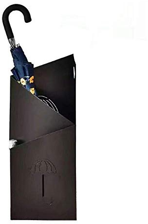 JFHEUEHY Parasol Holder Umbrella Rack Umbrella Stand Iron Art Hotel Umbrella Stand, Umbrella Stand on The Ground, 20/25 Times; 60 cm Base/Black/One Size