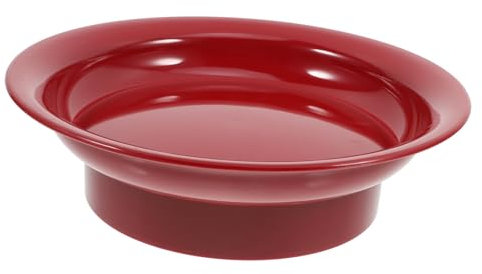 HEALLILY Frutero de plástico rojo para aperitivos y para uso en fiestas en casa, cesta de frutas decorativa ligera para encimera de cocina