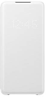 Samsung LED View Smartphone Cover EF-NG985 für Galaxy S20+ | S20+ 5G Handy-Hülle, LED-Anzeige, Kartenhalterung,weiß