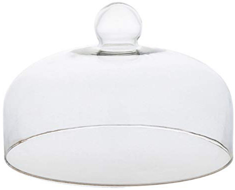 Yardwe Cloche à gâteau, Cloche à gâteau, Cloche en verre, Cloche de protection alimentaire pour la maison, le pique-