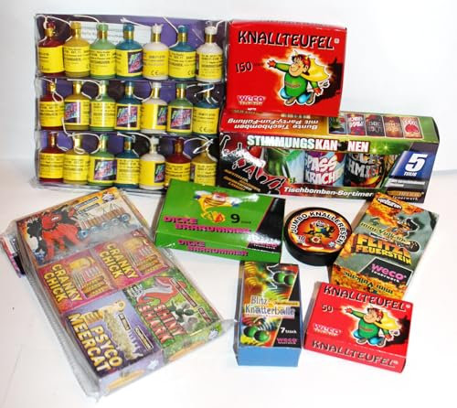 170503 Midi Pyro Spar Set Jugendfeuerwerk F1 Silvester Party Geburtstag Innen & Aussen