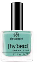 alessandro HYBRID Lack Mintastic - strahlender Mint Ton - In nur 3 Schritten - perfekte Nägel ohne LED -bis zu 10 Tagen halt! 8 ml