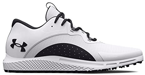 Under Armour Charged Draw 2 SL Mens Golf Shoes White/Black 7 (41)