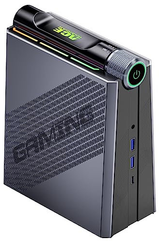 ACEMAGICIAN S3A Mini PC Gaming,AMD Ryzen 7 8745HS (8C/16T,bis zu 4,9 GHz),16GB DDR5 5600MHz 512GB NVME PCIe4.0 SSD,Radeon 780M, Micro Desktop Computer mit 3-Modi-Anpassung|RGB|WIFI6|Dual Lüfter