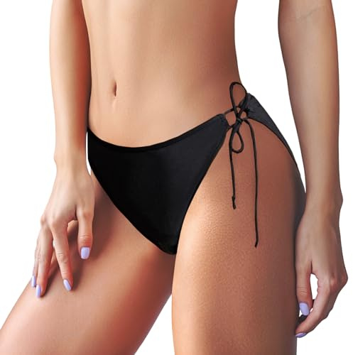 Sahunfri Maillot de Bain étanche à 4 Couches pour Adolescentes, Filles et Femmes, Haut élastique, étanche, Convient pour la Natation