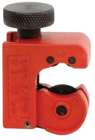 Tagliatubi per cuscinetti, tagliatubi, per tubi in rame, alluminio, ottone, PVC (3-16 mm)