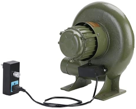 BBQ-tillbehör, 220 V elektrisk blazer, centrifugalgrillblåsare, robust hoppborg, kompakt luftfläkt för hemmabruk, utomhusbarbecu