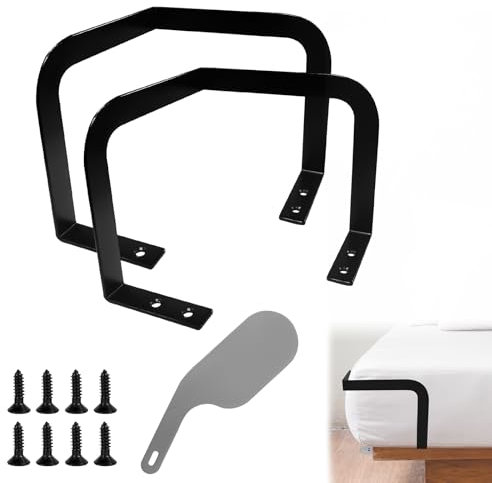 xyuayamz Ferma Lenzuola X Angoli, Ferma Copridivano, 2 Pezzi Ferma Lenzuola, Ferma Materasso per Letti Solidi, Padella, Stuoie Tatami, con Attrezzi per Il Cambio Lenzuola, Nero