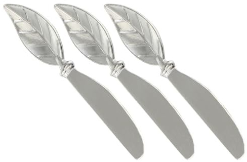 VALICLUD Lot de 3 Spatules à Beurre et Fromage en Alliage de Zinc Racloirs Portables pour Tartinage Facile de Beurre Confiture et Fromage Ustensiles Cuisine Essentiels pour Usage