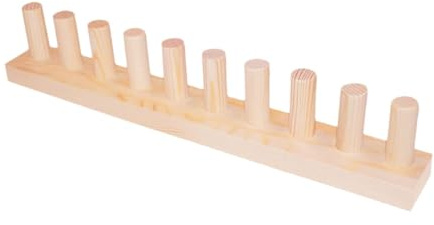 Sclmgo Wooden Knitting Loom Kit Weaving Loom DIY Blanket Frame Beginner Friendly