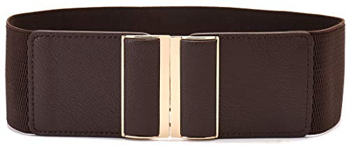 Beltox Womens 3 Wide Belt Elastic Stretch Cinch Waistband Lady Cummerband