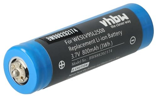 vhbw Akku kompatibel mit Panasonic ER-GP80, ER-LV9, ER-LV9C, ER-SB60, ES-8043 Rasierer Haarschneider (800mAh, 3,7V, Li-Ion)