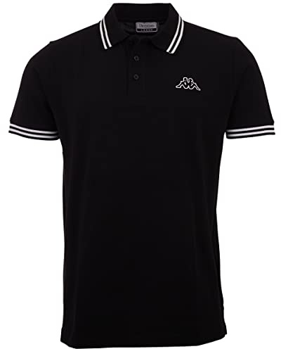 Kappa Herren Kurzarm Poloshirt STYLECODE: 709361 Aleot Men Poloshirt I Caviar I 2XL