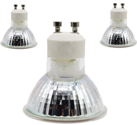 GU10 LED Warmweiss 5W Leuchtmittel Lampe Ersetzt 48W Glühbirne 3000K Energiesparlampe Abstrahlwinkel 120° Spot Nicht Dimmbar Reflektorlampe Birne Glühlampen Licht Strahler Spot, 3 pack (3 Stücke)