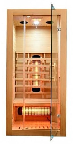 Bagno Italia Sauna Infrarossi 90x90 con 4 irradiatore full spectrum e 1 in carbonio