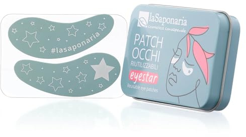 La Saponaria | Parches para el Contorno de Ojos Reutilizables de Silicona (2 Unidades) – Parches Ojos Anti Ojeras y Bolsas, Efecto Lifting, Potencian la Crema Contorno Ojos