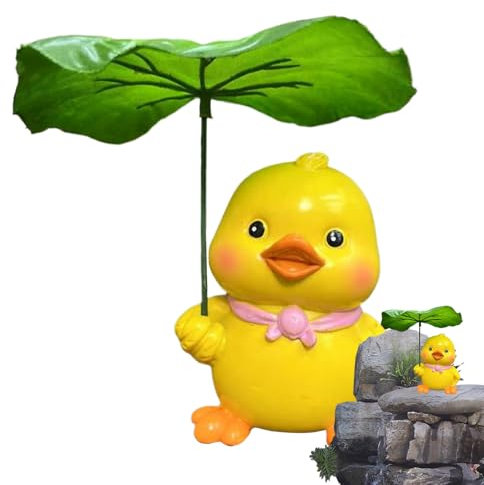 Statue de Canard, décoration de Jardin Figures extérieures, Statue de Canard exquise, Figurine Artisanat Mignonne pour Yard de Fleuris