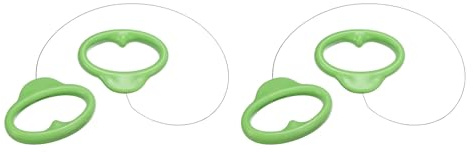 sourcing map Pottery Wire Tool 2Pcs 11.81 Standard Clay Wire Cutter Cutting Pottery Tools with Plastic Handle for Clay Cutting Sculpting Cheese Dough Tools, Green