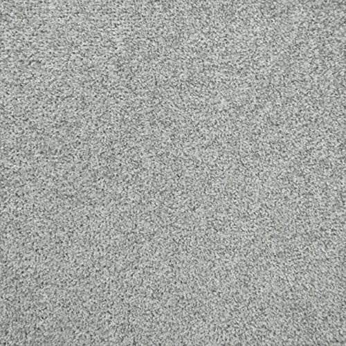 247Floors Flecked Twist Pile Carpet Roll, Hardwearing Felt Backing (8m x 4m, Light Grey)