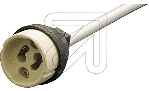 Unbekannt 3er Pack Hochvolt-Fassung GU10/GZ10, L1000mm / T2 doppelt isoliert