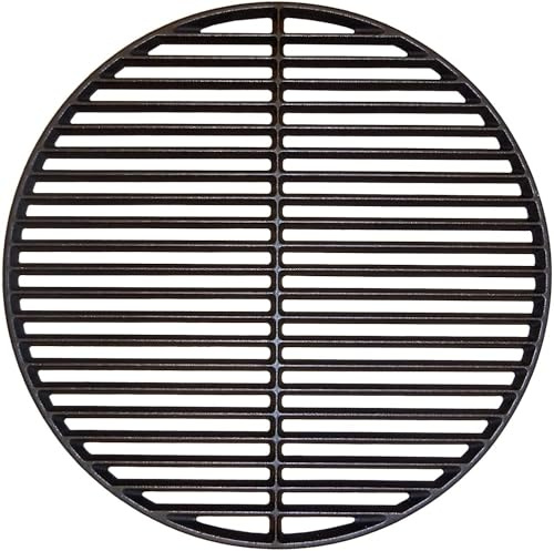 Shengyongh CC69991 (1-Pack) 18 Inch Cast Iron Cooking Grate for Kamado Joe Classic, Joe II, Joe III, Vision Grill