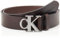 Calvin Klein Jeans Herren Gürtel Round Mono Plaque Leather Belt aus Leder, Braun (Bitter Brown), 105 cm