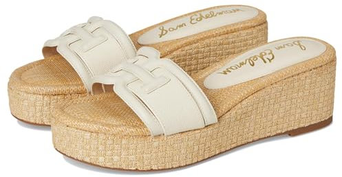 Sam Edelman Women's Pauleena Wedge Sandal, Modern Ivory, 7.5 UK