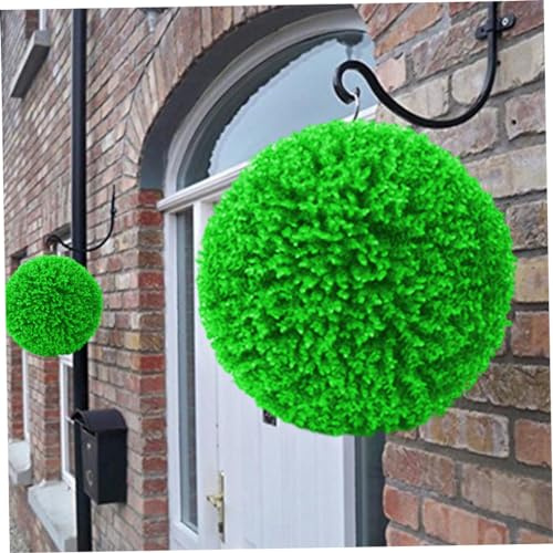 Obelunrp Bolas de boj de boj de 40 cm Bola topiaria de Planta, Plantas Artificiales Colgantes Decoraciones Interiores al Aire Libre para Patio Trasero, balcón, jardín, Boda (Verde)