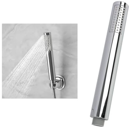High Pressure Handheld Shower Head Water Saving Shower Head with Easy-Cleaning Silicone Nozzles, Comfort Handle
