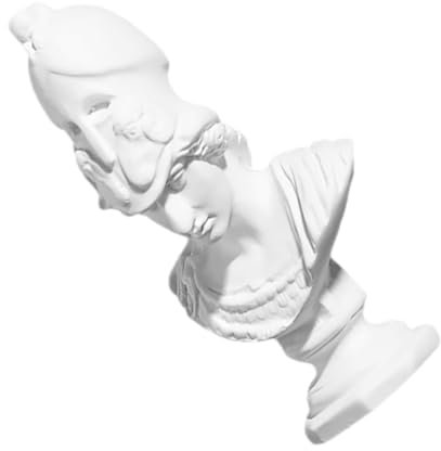 JECOMPRIS Resin Büste Athena Miniatur Skulptur Griechische Göttin Kopf Für Zeichenpraxis Detailgetreu Langlebig Wohnkultur Künstlerreferenz Modell