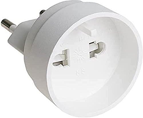 SOLERA 88U reseadapter med 1 uttag, för tillfällig användning, vit