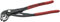 NWS Water Pump Pliers MX 400 mm Optimal Jaw Geometry with Self-Clamping Teeth for Secure Gripping Handles Coated with Plastic Forged, Oil-Hardened
