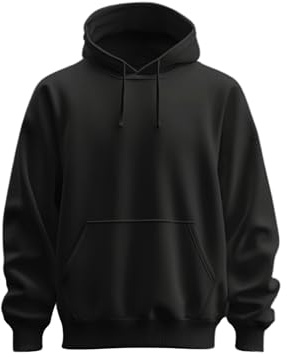 Stone Kids Sweat à Capuche Homme Uni, Confort Premium, Coupe Regular, Sweatshirt à Capuche Classique, Poche Kangourou, Lot de 1, Tailles XS à XXL