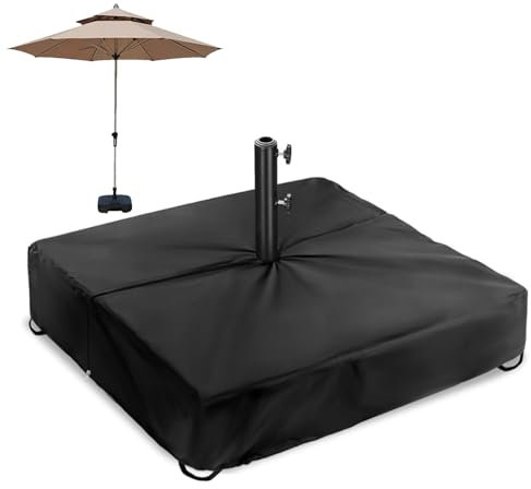 Schirmbodenschutz | Schirmständer Abdeckung | 600D Oxford wasserdichtes Sonnenschirmzubehör für Garten